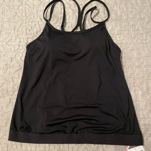 NWT Athleta cross back swim tank 38 B/C